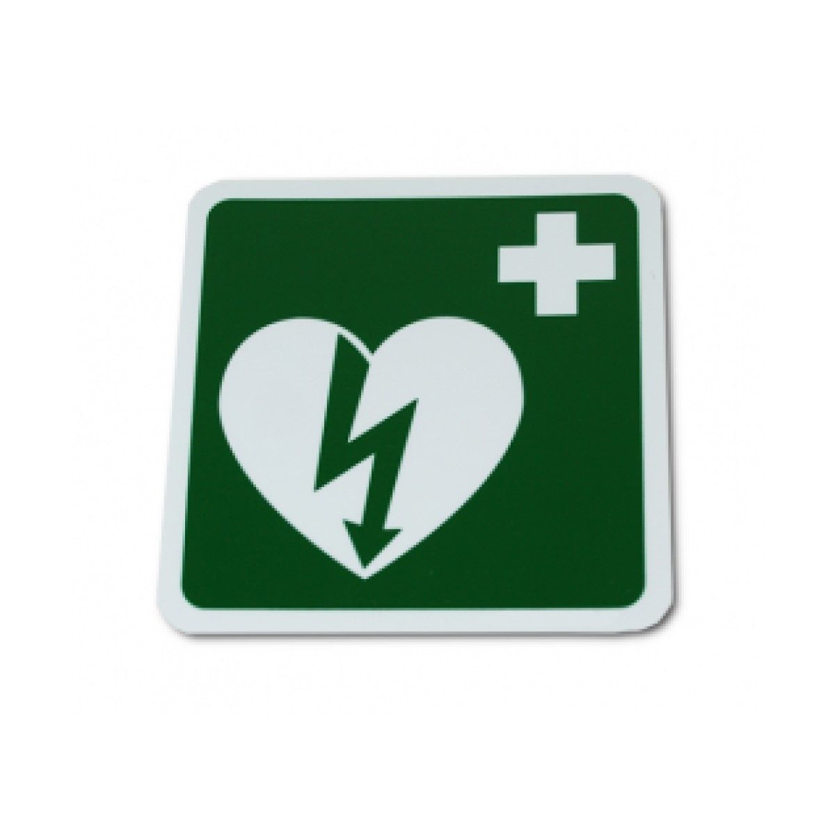 AED bord 15x15 afbeelding