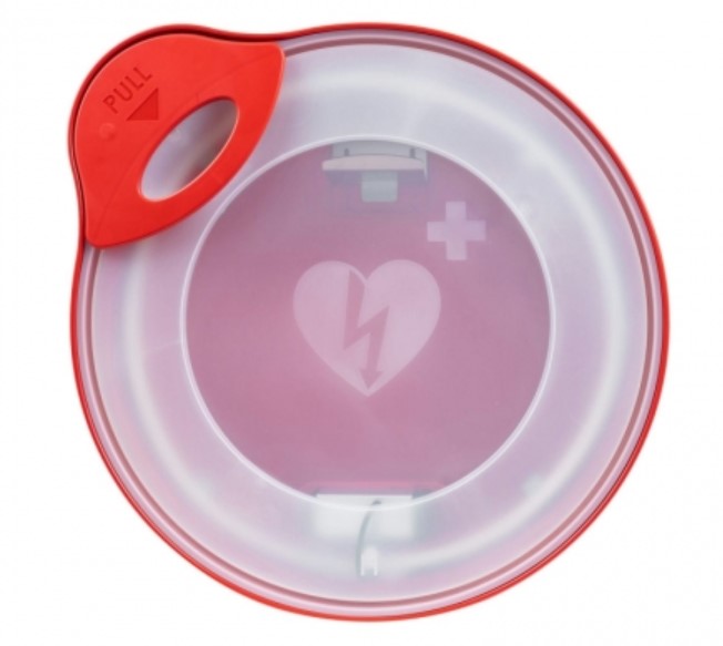 Cabinaid Pro AED kast-Rood