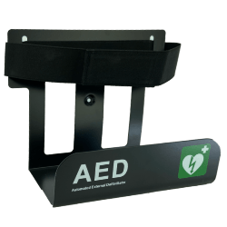 AED muurbeugel zwart