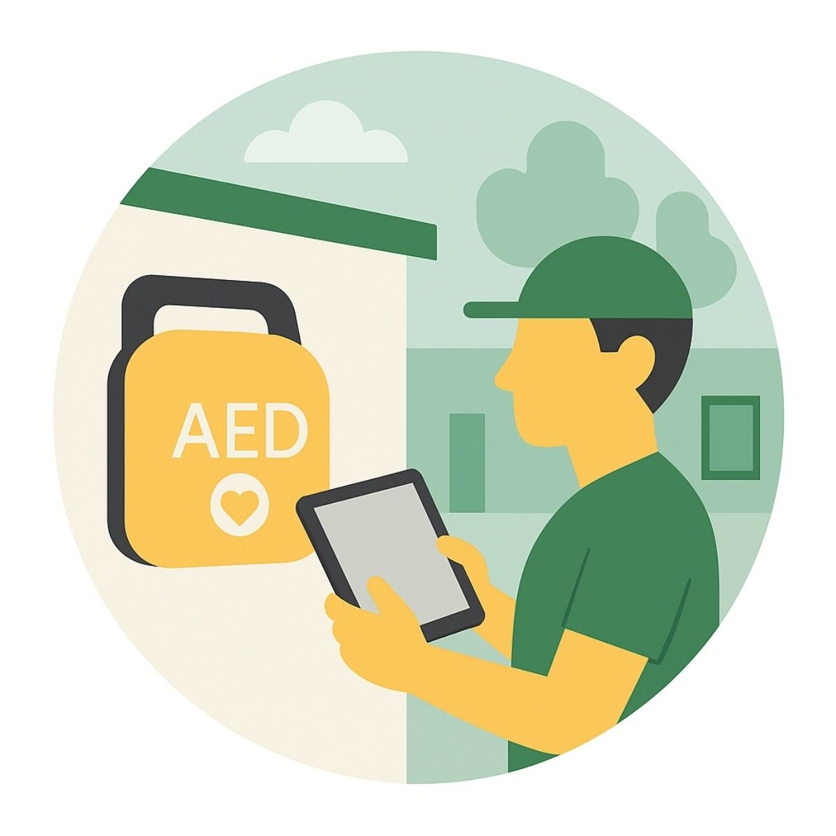 Eenmalige AED servicebeurt op Locatie