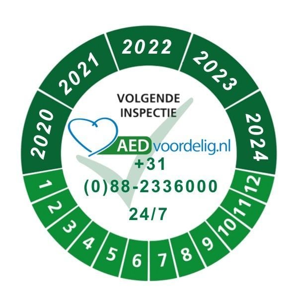 Eenmalige servicebeurt AED