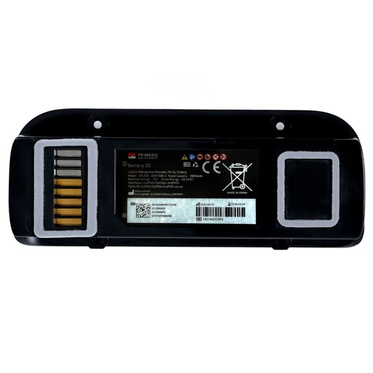 Primedic HeartSave myPAD AED Batterij  