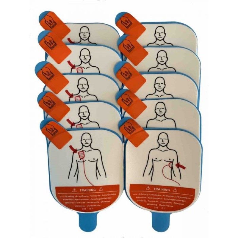 Defibtech VIEW Trainer vervangingsplakkers 5 paar afbeelding