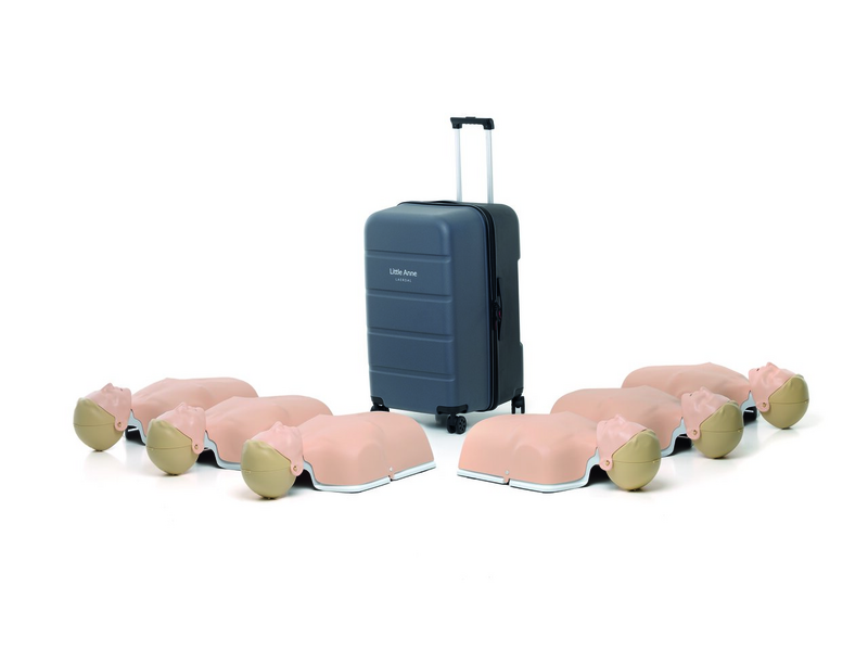 Laerdal Little Anne QCPR 6-pack stapelbaar, lichte huid afbeelding