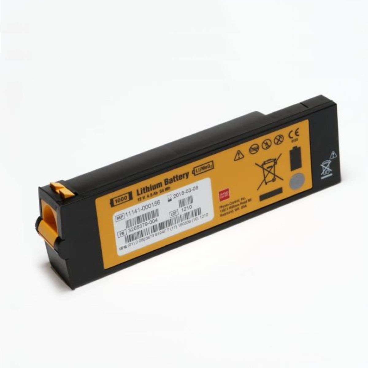 Physio-Control (Medtronic) Lifepak 1000 Accu afbeelding