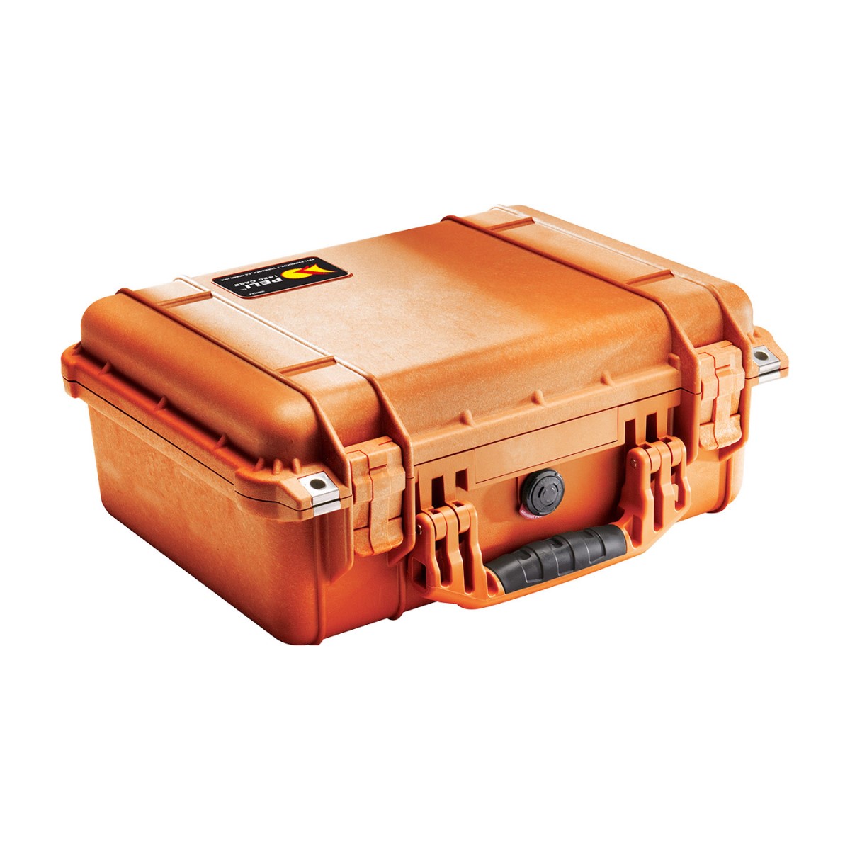 Peli 1450 AED koffer zwart met Plukfoam-Oranje