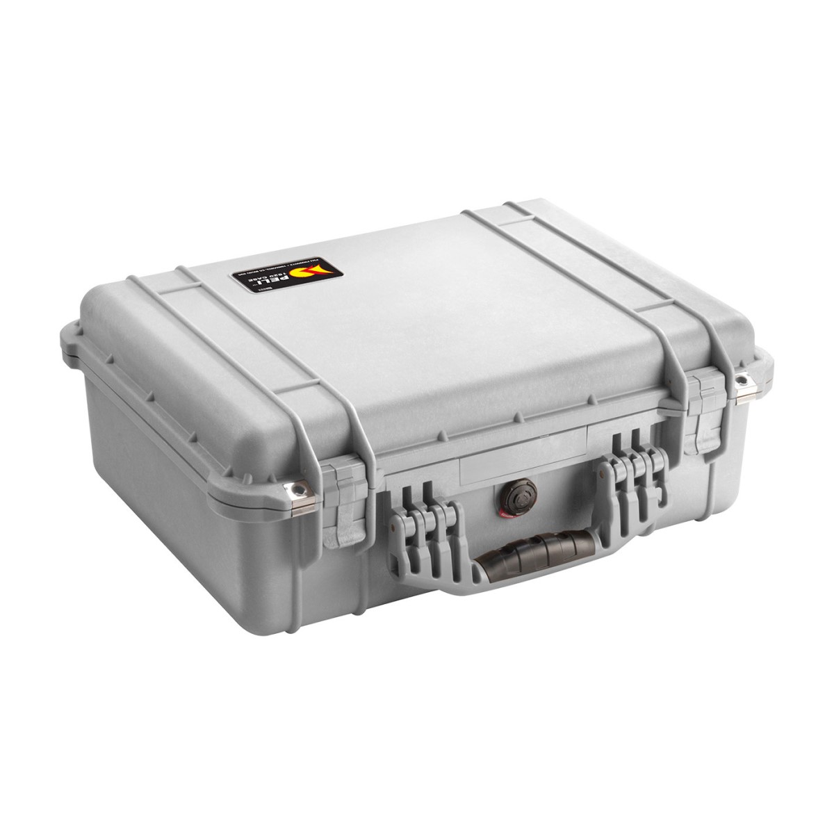 Peli 1520 AED koffer met Plukfoam-Zilvergrijs afbeelding
