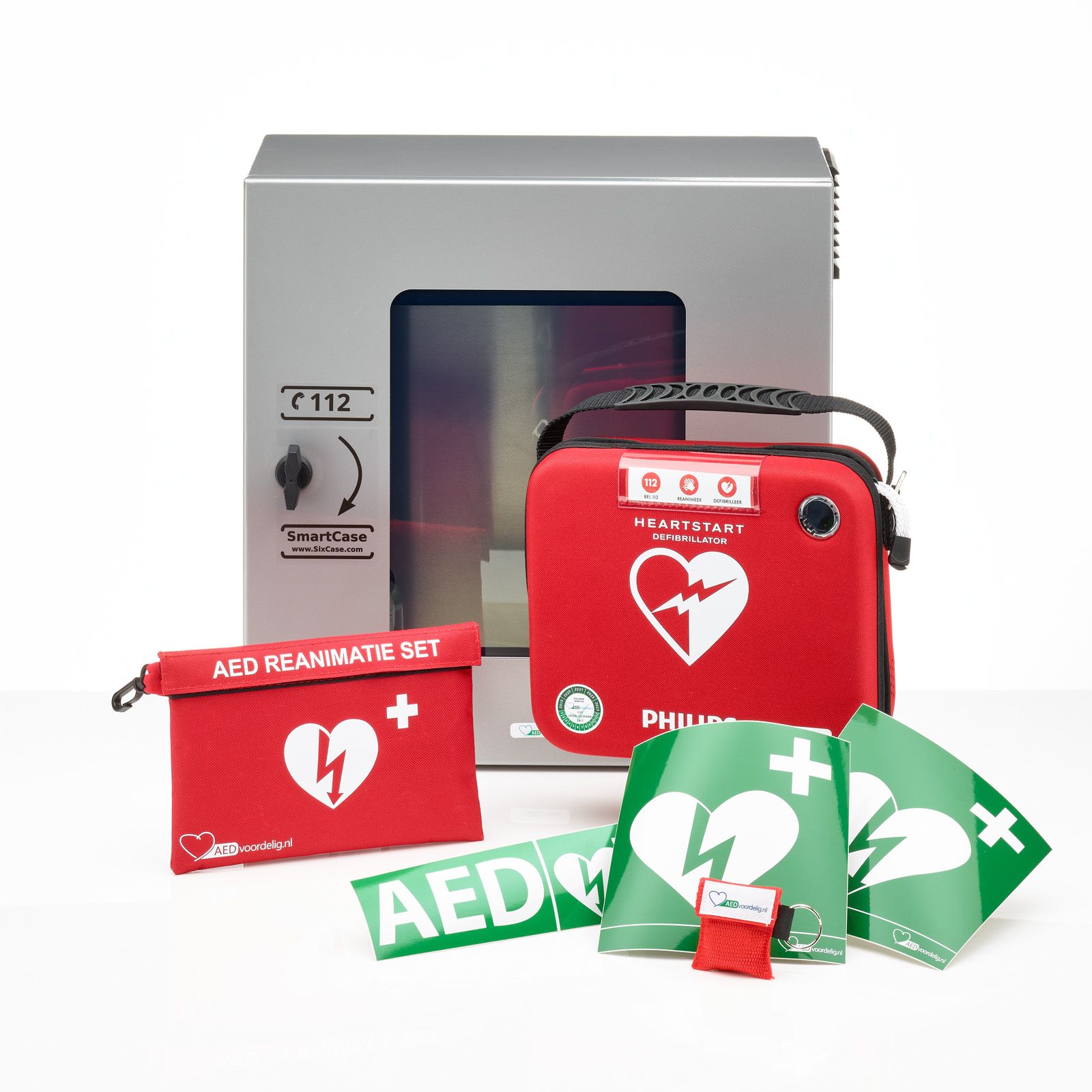 Philips AED + buitenkast-Grijs