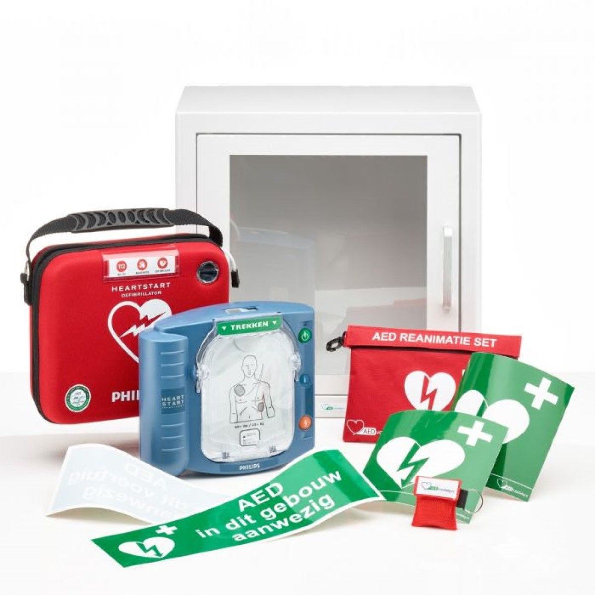 Philips HS-1 AED + binnenkast-Wit afbeelding 1