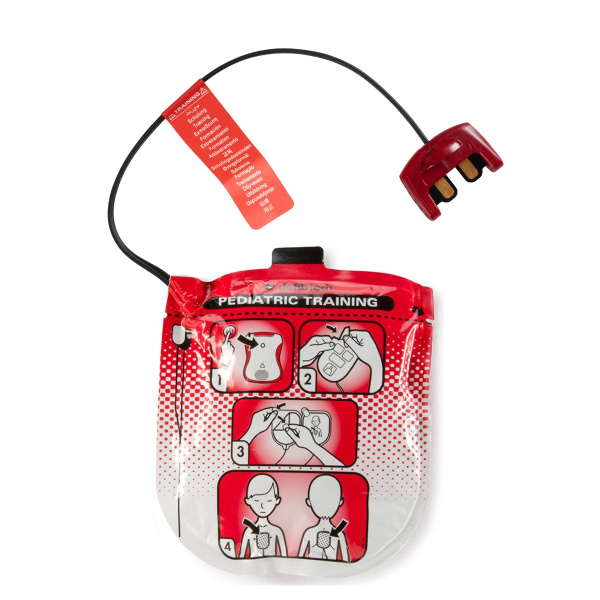 Defibtech VIEW Trainer kinder elektroden afbeelding
