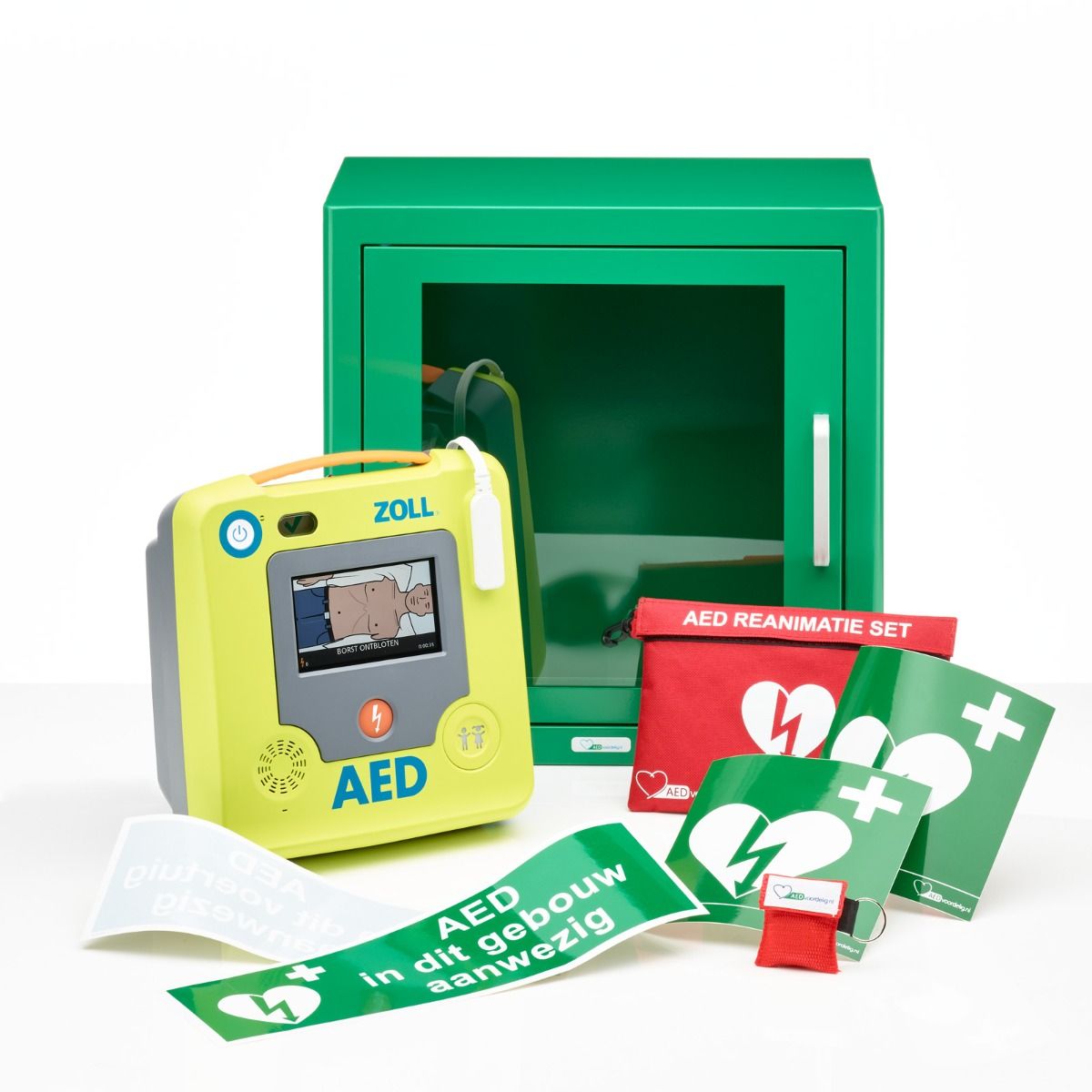 ZOLL AED 3 Lease-VA-Met binnenkast - Met jaarlijkse keuring afbeelding 1