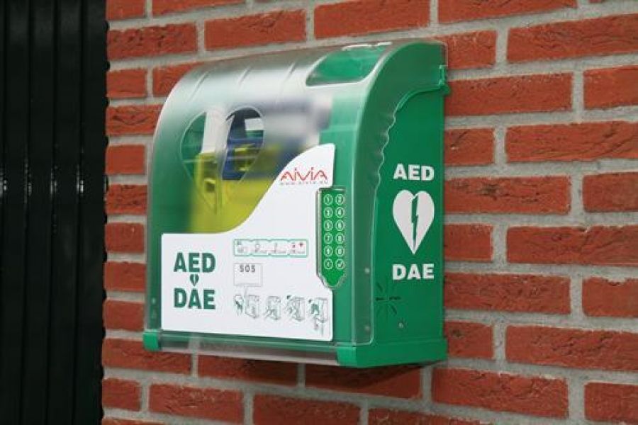 Outdoor AEDkast in de wintermaanden