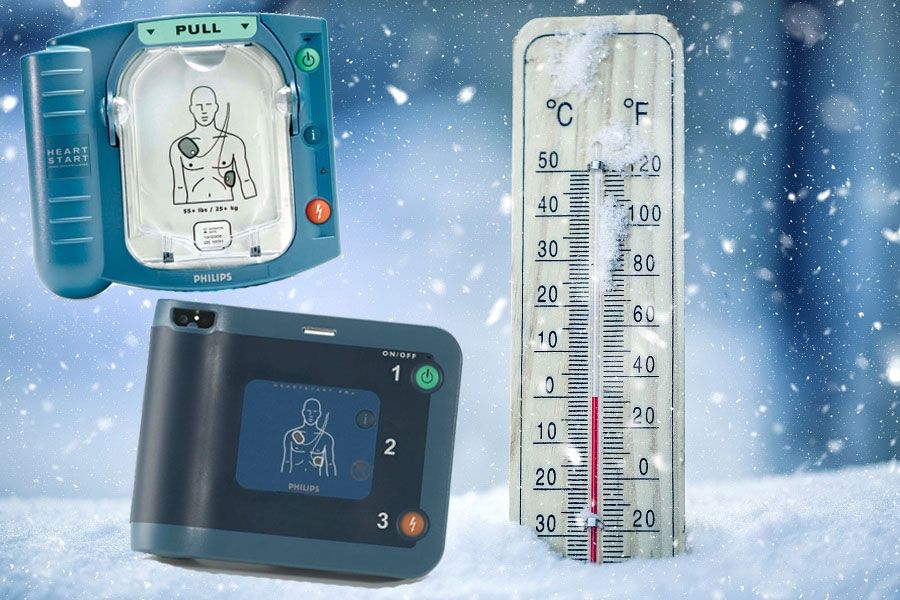 Philips AED’s laten van zich horen bij kou